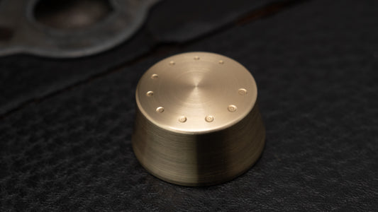 Brushed Brass Speed Knob Gibson style