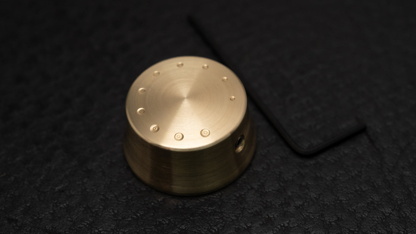 Brushed Brass Speed Knob Gibson style