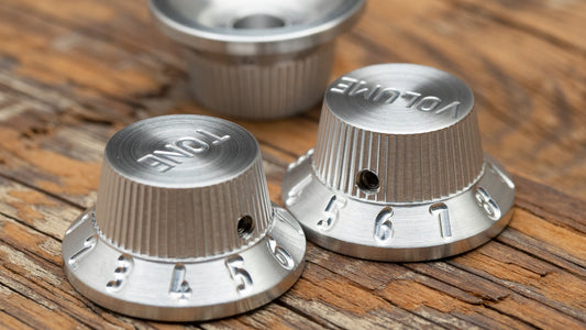 Single Aluminium Tophat Stratocaster guitar knob