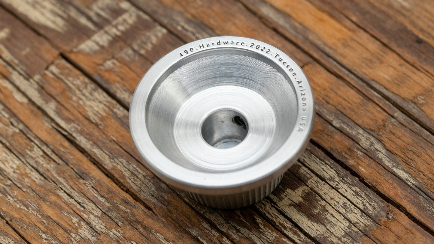 Single Aluminium Tophat Stratocaster guitar knob