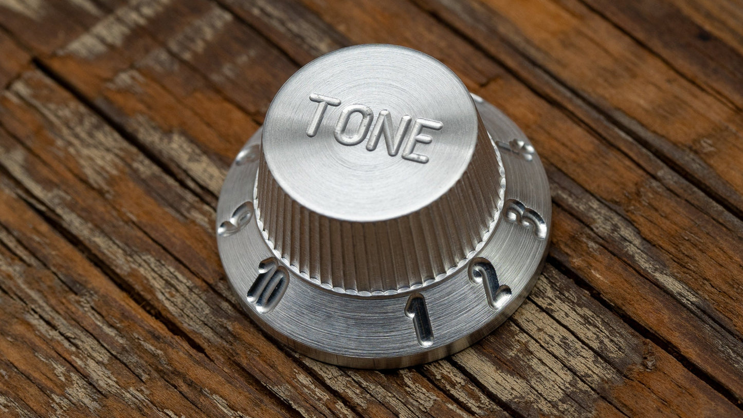 Single Aluminium Tophat Stratocaster guitar knob