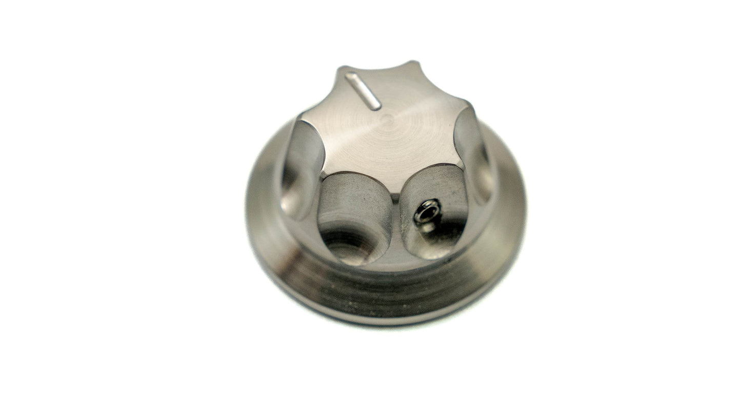 Stainless Steel Fluted Knob, Jazz bass pedals Knobs